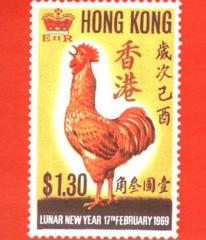 鸡年生肖邮票